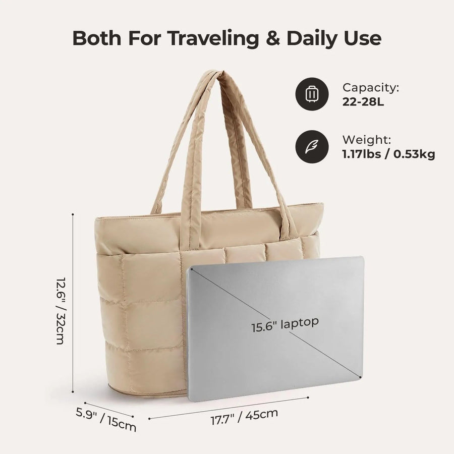 Bubble 22L-28L Expandable Puffer Travel Tote Bag - BAGSMART