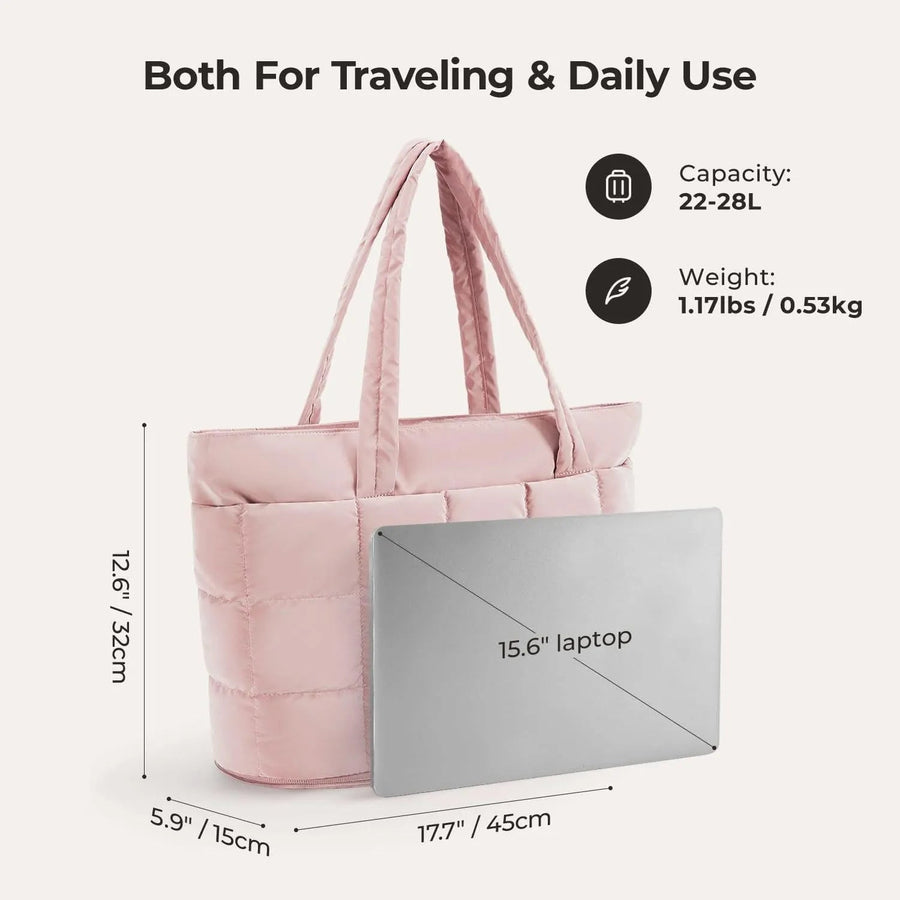 Bubble 22L-28L Expandable Puffer Travel Tote Bag - BAGSMART