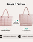 Bubble 22L-28L Expandable Puffer Travel Tote Bag - BAGSMART
