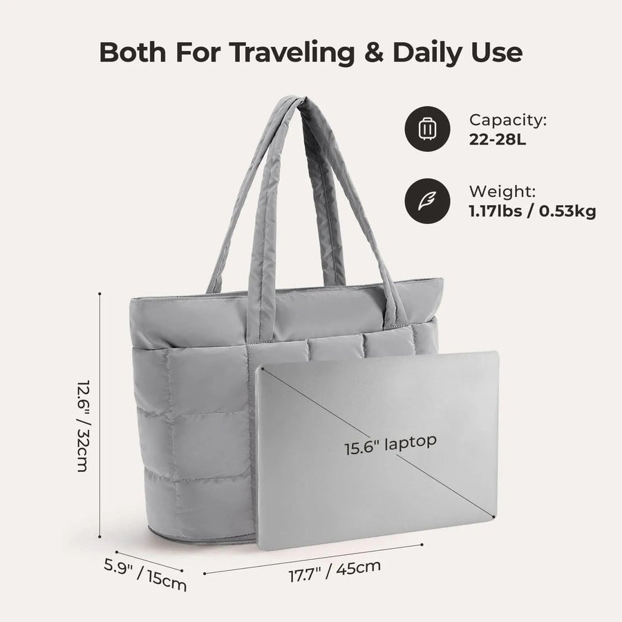 Bubble 22L-28L Expandable Puffer Travel Tote Bag - BAGSMART