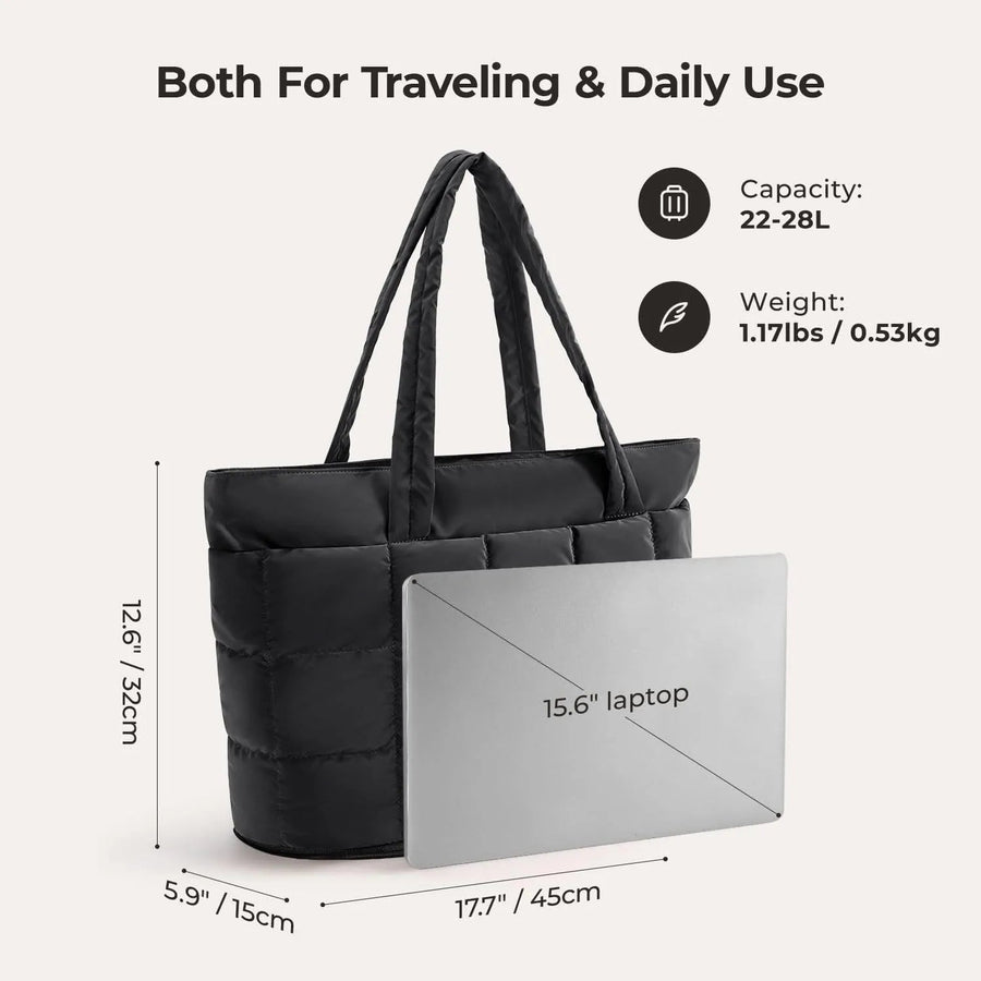 Bubble 22L-28L Expandable Puffer Travel Tote Bag - BAGSMART