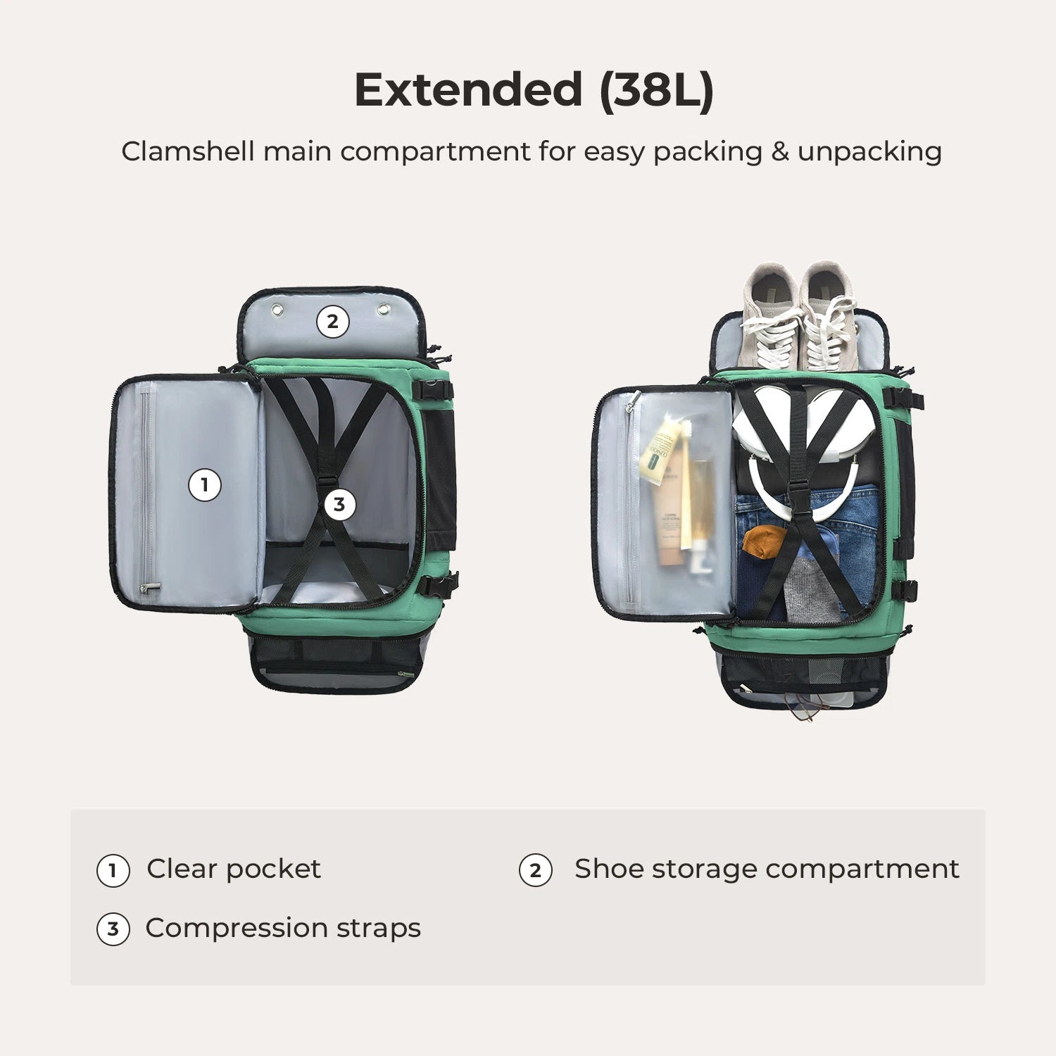 Blast Mesh Travel Backpack