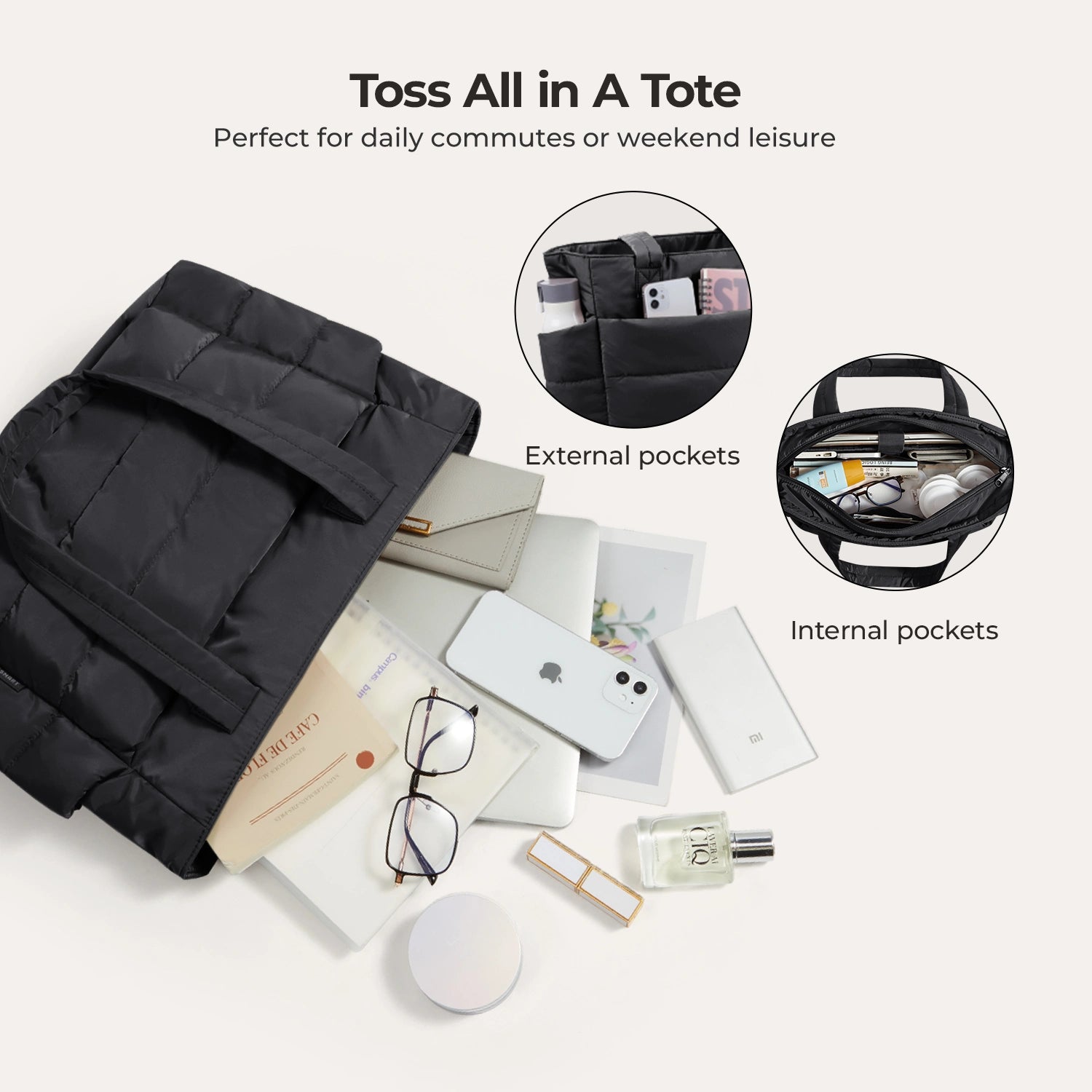 The Bubble 20L Puffy 15.6" Laptop Work Tote