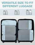 Bagsmart Compression Packing Cubes Part of Faro Travel Set - BAGSMART