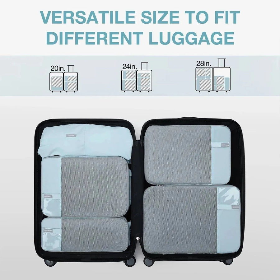Bagsmart Compression Packing Cubes Part of Faro Travel Set - BAGSMART