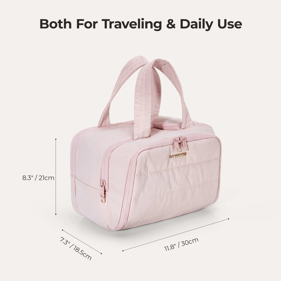 Crush Toiletry Bag & Bubble Puffy Tote Travel Set