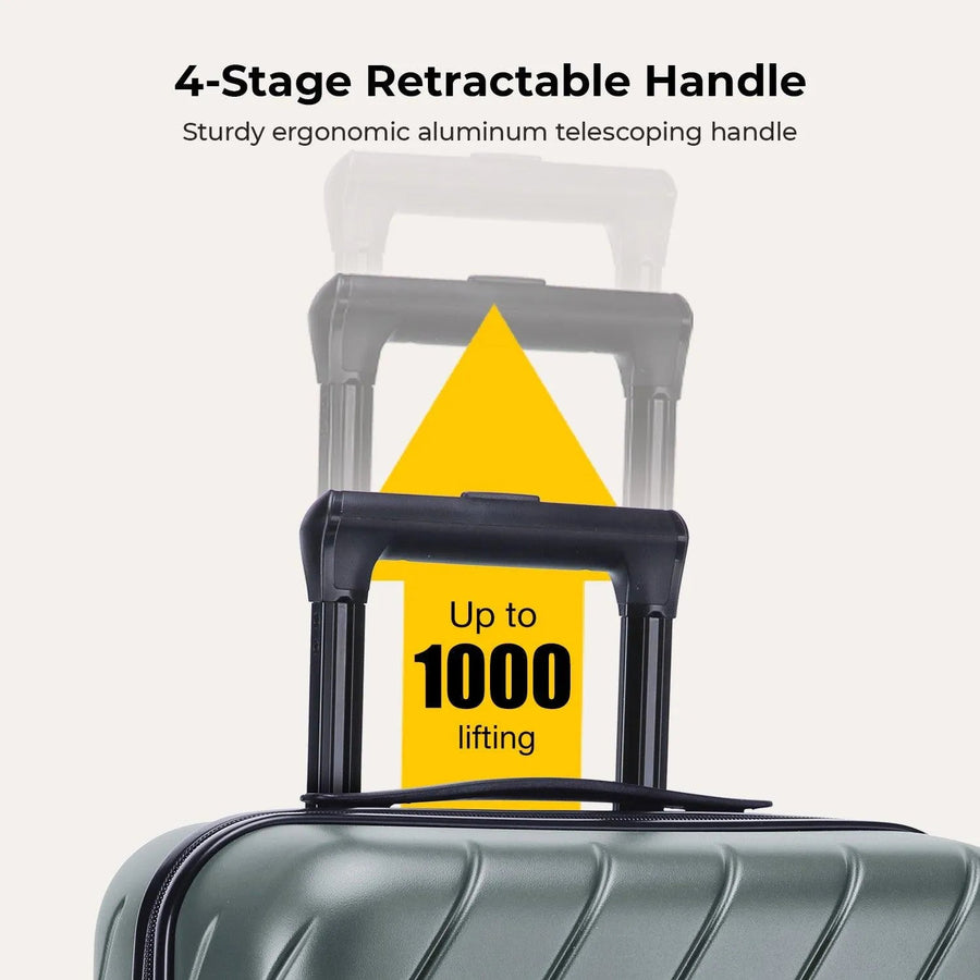 Daren 20 Inch Lightweight Hardside Carry-On Suitcase - BAGSMART