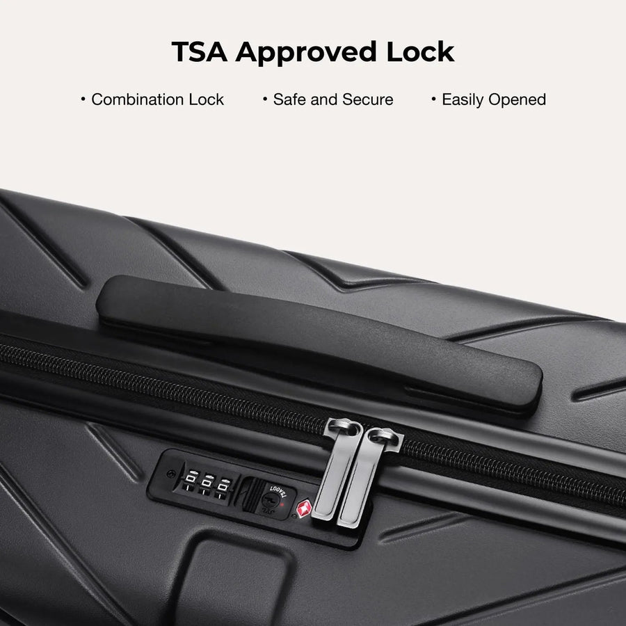 Daren 20 Inch Lightweight Hardside Carry-On Suitcase - BAGSMART