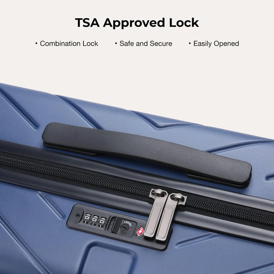 Daren 20 Inch Lightweight Hardside Carry-On Suitcase - BAGSMART