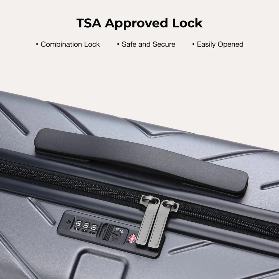 Daren 20 Inch Lightweight Hardside Carry-On Suitcase - BAGSMART