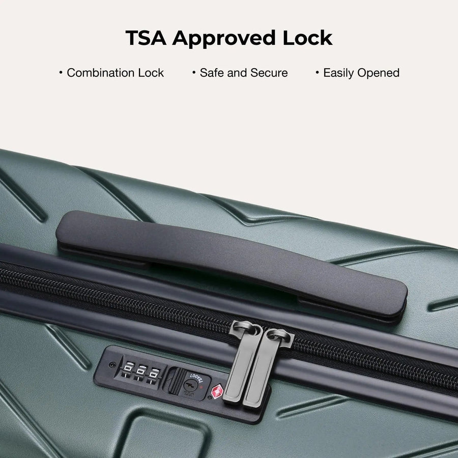 Daren 20 Inch Lightweight Hardside Carry-On Suitcase - BAGSMART