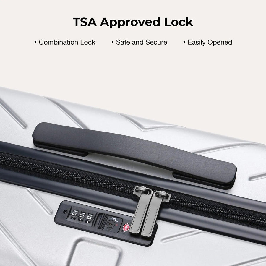 Daren 20 Inch Lightweight Hardside Carry-On Suitcase - BAGSMART