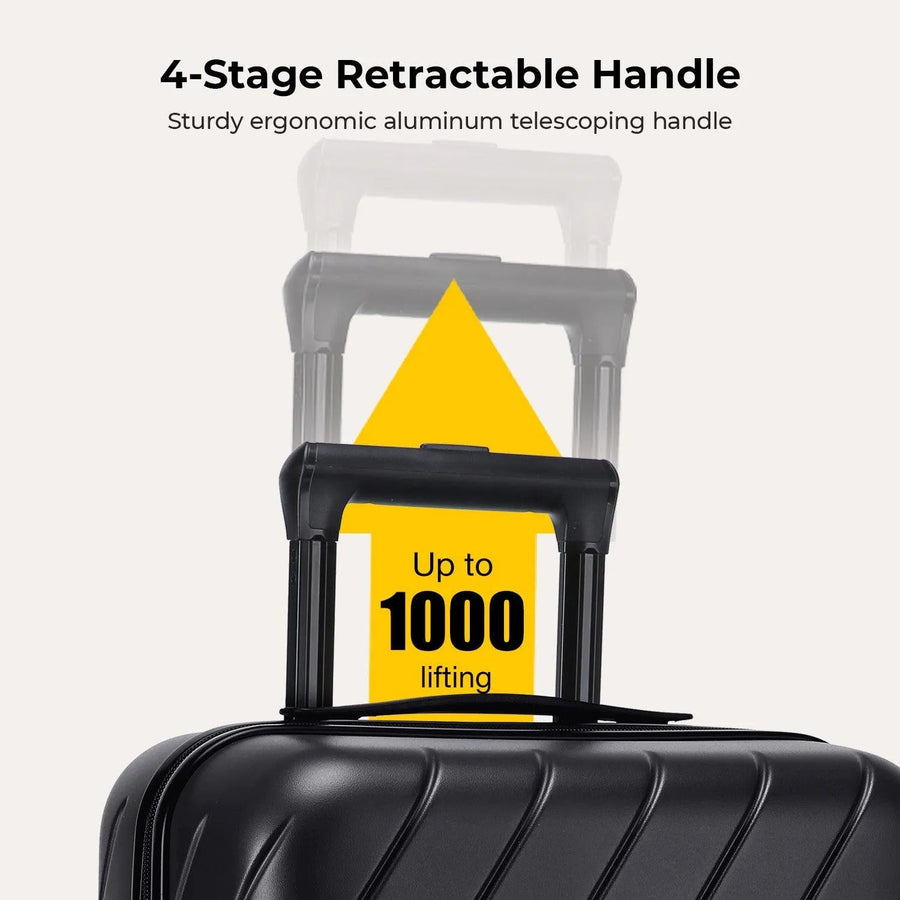 Daren 20 Inch Lightweight Hardside Carry-On Suitcase - BAGSMART