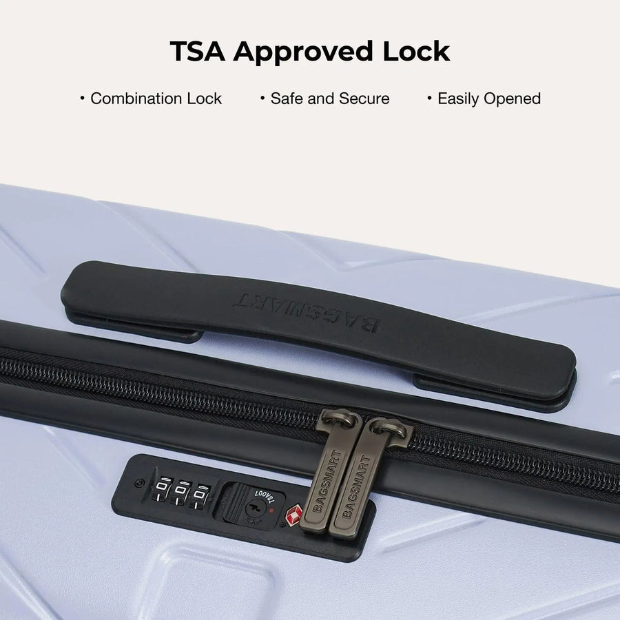 Daren 20 Inch Lightweight Hardside Carry-On Suitcase - BAGSMART