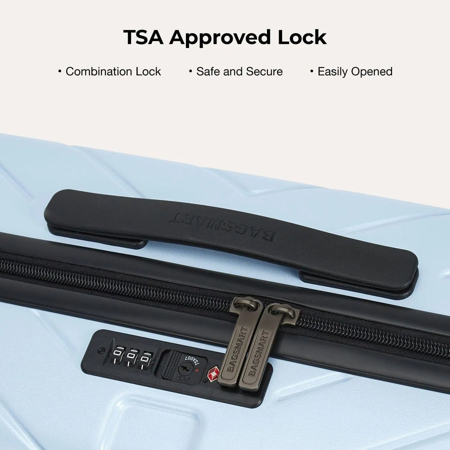 Daren 20 Inch Lightweight Hardside Carry-On Suitcase - BAGSMART