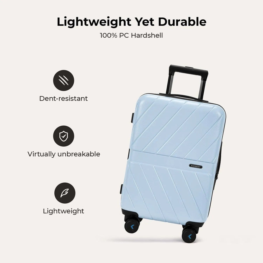 Daren 20 Inch Lightweight Hardside Carry-On Suitcase - BAGSMART