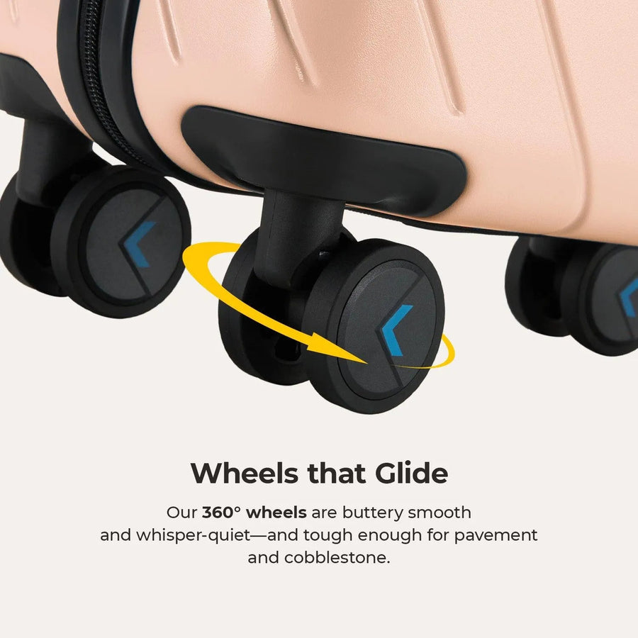 Daren 20 Inch Lightweight Hardside Carry-On Suitcase - BAGSMART