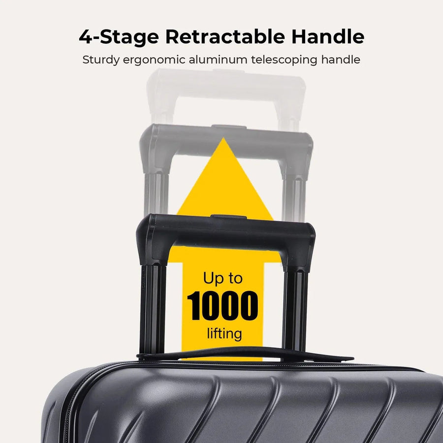 Daren 20 Inch Lightweight Hardside Carry-On Suitcase - BAGSMART