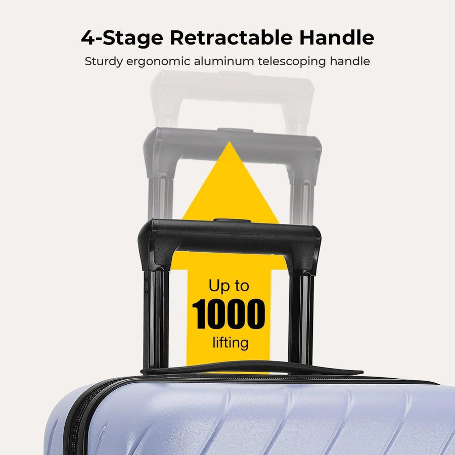 Daren 20 Inch Lightweight Hardside Carry-On Suitcase - BAGSMART