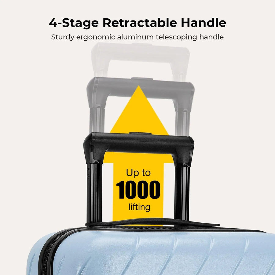 Daren 20 Inch Lightweight Hardside Carry-On Suitcase - BAGSMART