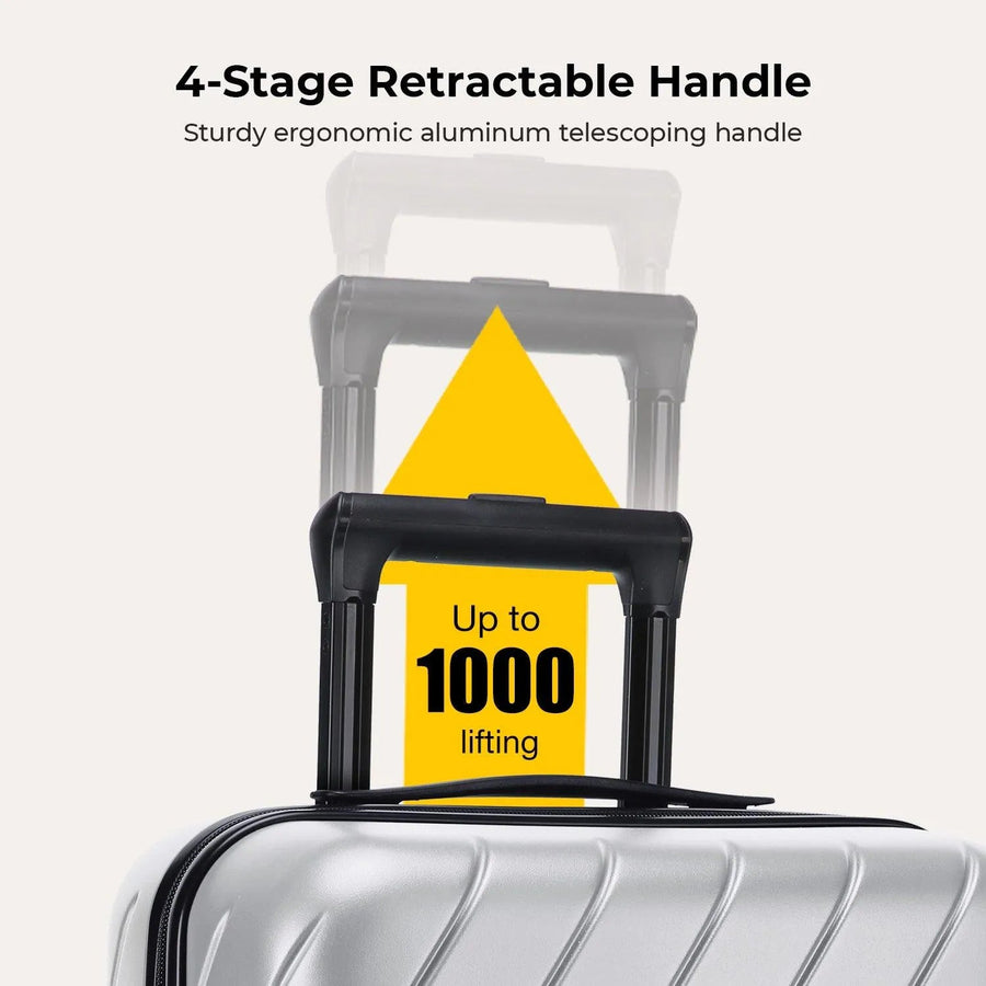 Daren 20 Inch Lightweight Hardside Carry-On Suitcase - BAGSMART