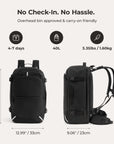 Dense 40L Travel Pack