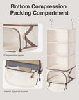 Hanging Foldable Compression Packing Cubes - BAGSMART