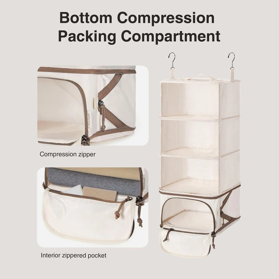 Hanging Foldable Compression Packing Cubes - BAGSMART