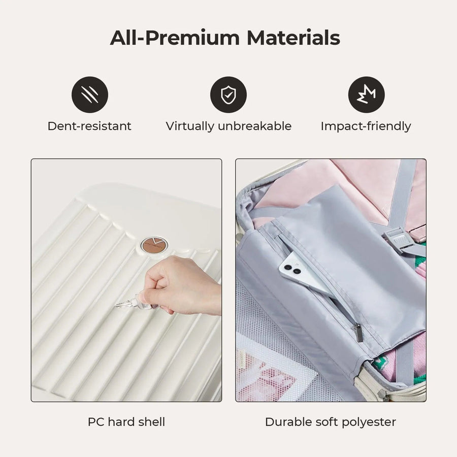 Odyssey 20 Inch Airline Approved Hardside Spinner Suitcase - BAGSMART