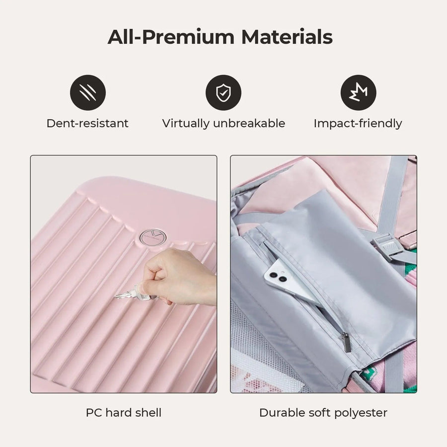 Odyssey 20 Inch Airline Approved Hardside Spinner Suitcase - BAGSMART