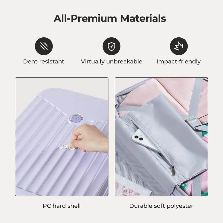 Odyssey 20 Inch Airline Approved Hardside Spinner Suitcase - BAGSMART