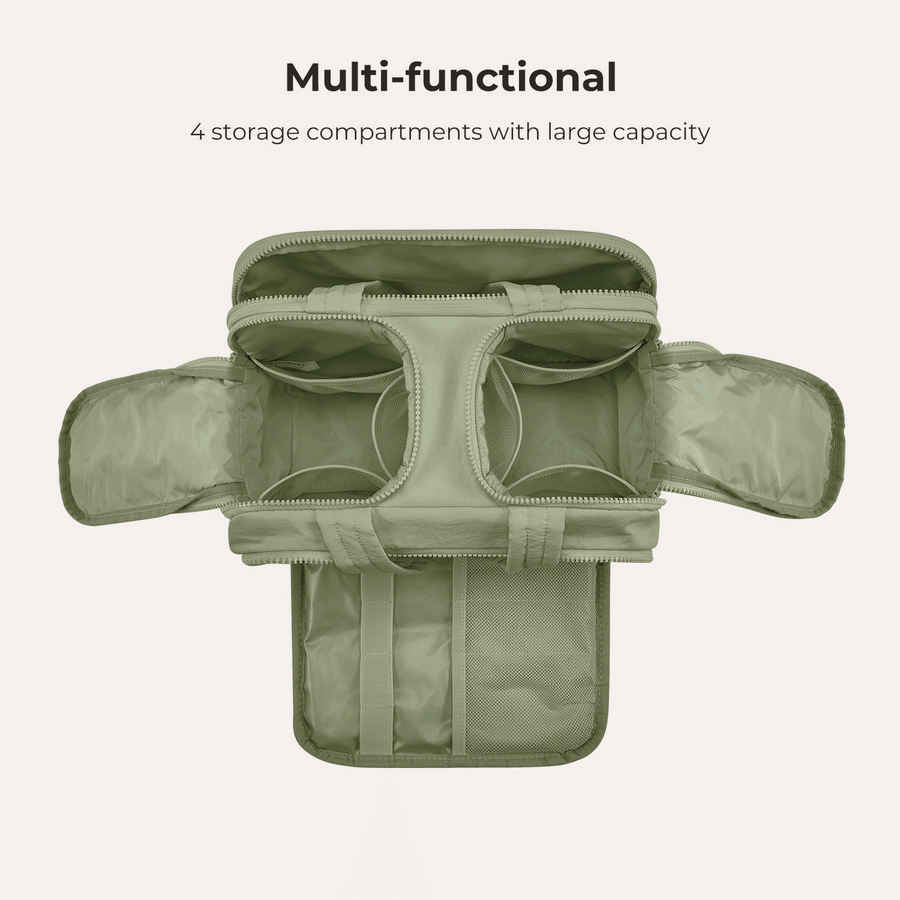 Zora Spacesaver 4-in-1 Puffy Multi-Functional Toiletry Bag - BAGSMART