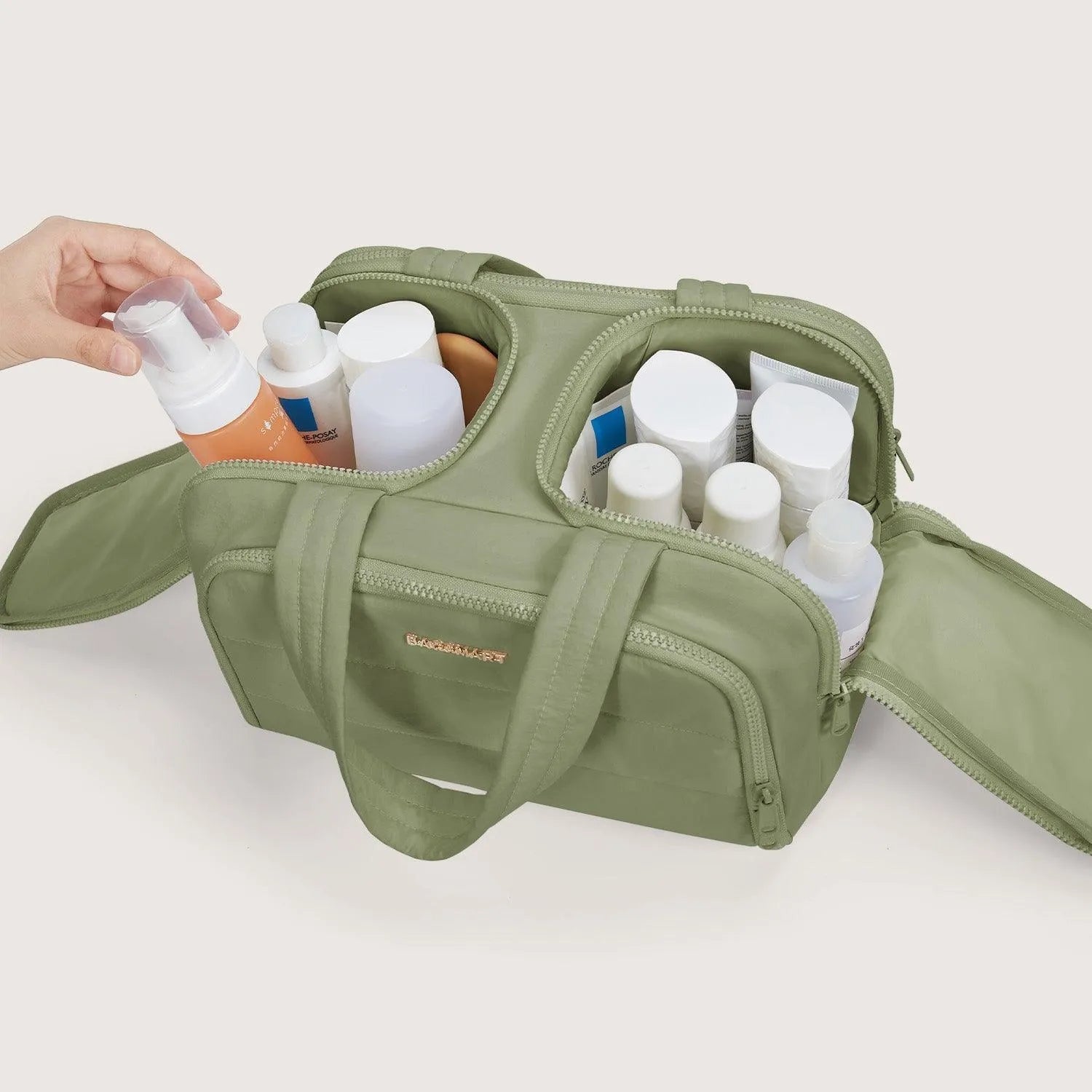 Zora Spacesaver 4-in-1 Puffy Multi-Functional Toiletry Bag - BAGSMART