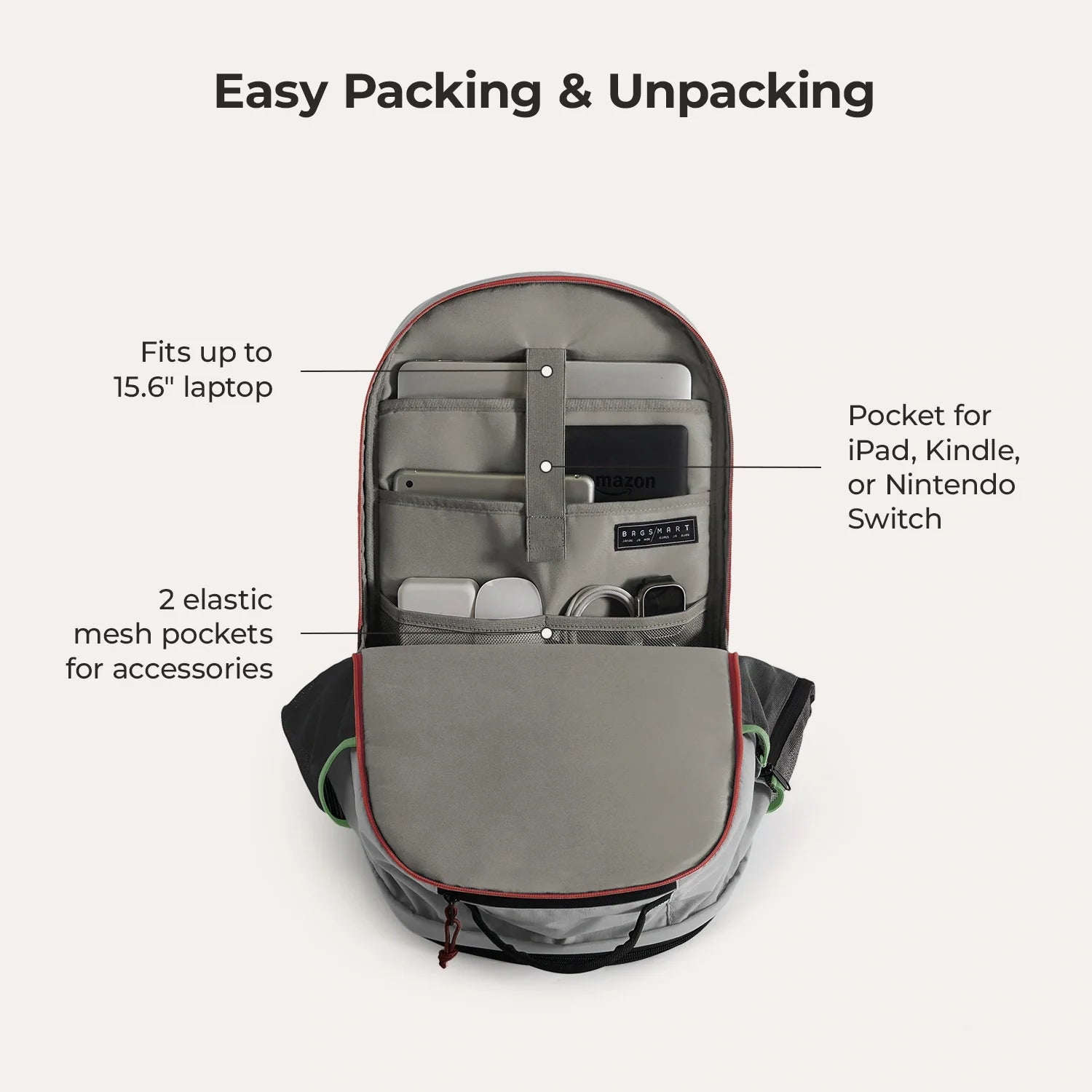 Focus 15.6" Laptop Backpack