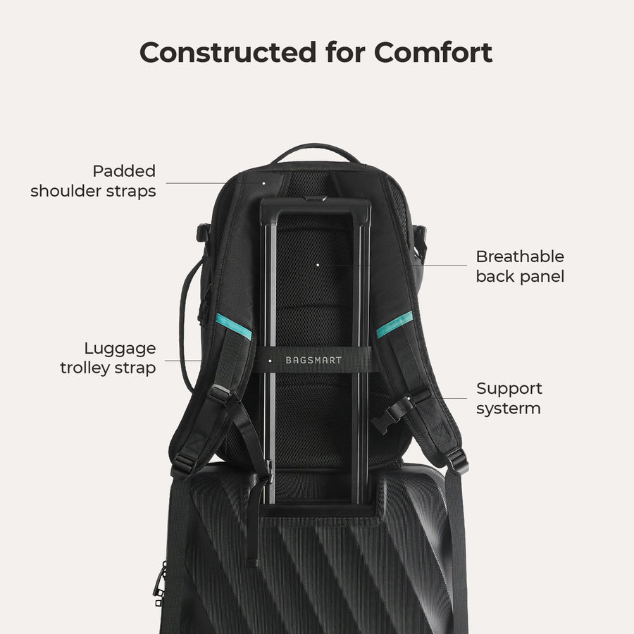 best ladies backpack for travelling black