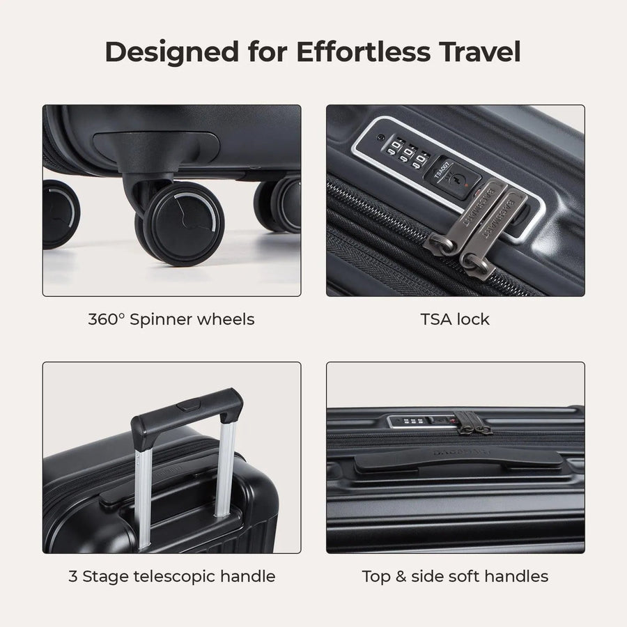 Odyssey 20 Inch Airline Approved Hardside Spinner Suitcase - BAGSMART