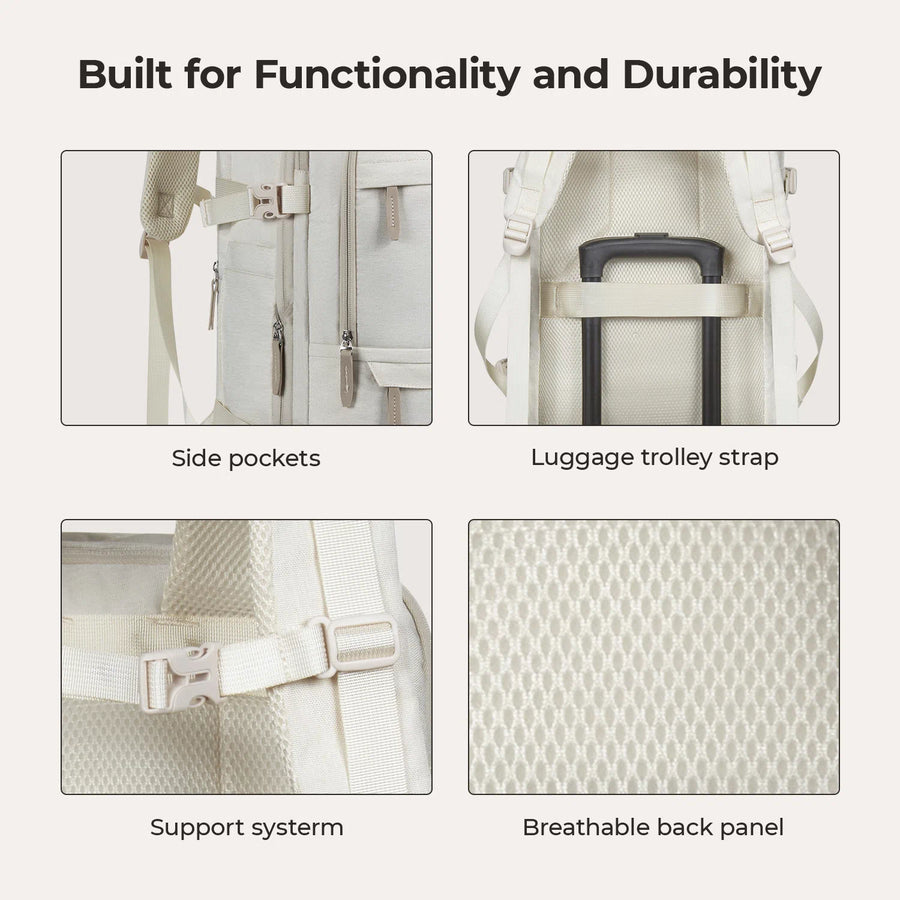 Falco 40L Expandable Airline Approved Carry On Backpack