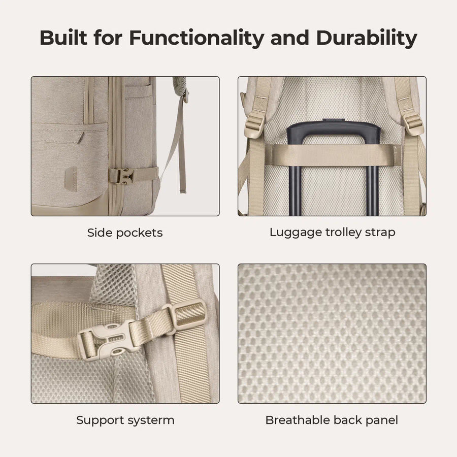 Falco 40L Expandable Airline Approved Carry On Backpack