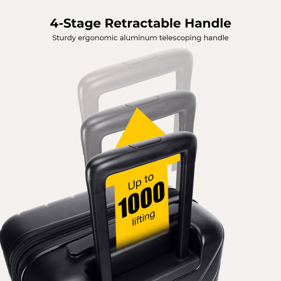 Daren 16-20 Inch Lightweight Hardside Carry-On Suitcase