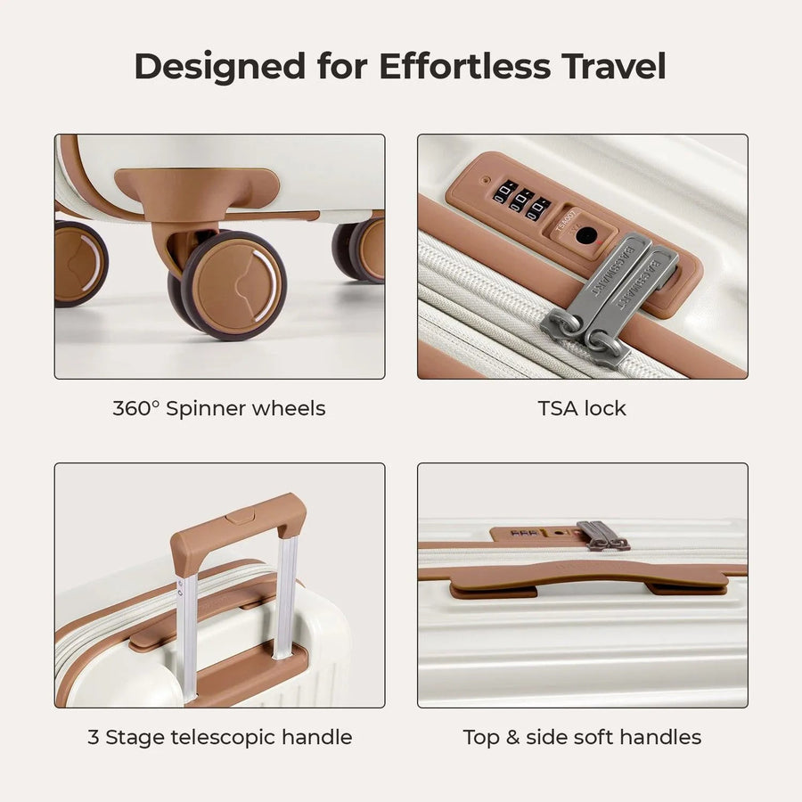 Odyssey 20 Inch Airline Approved Hardside Spinner Suitcase - BAGSMART