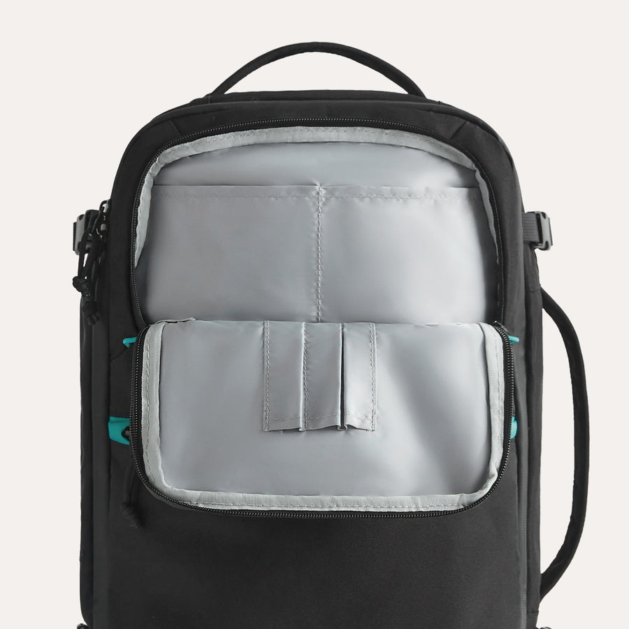 ​ladies travel backpack black