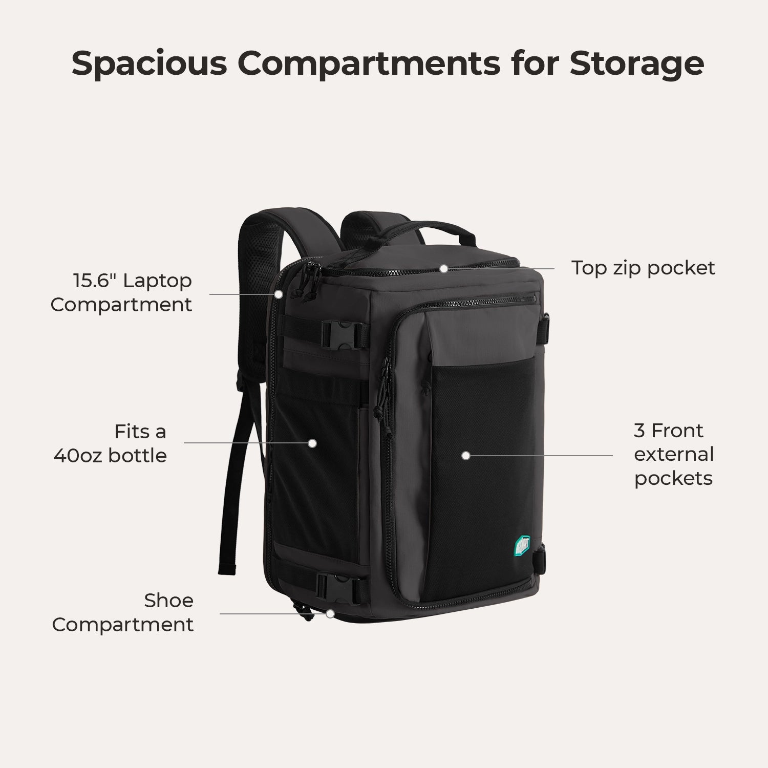 Blast Mesh Travel Backpack