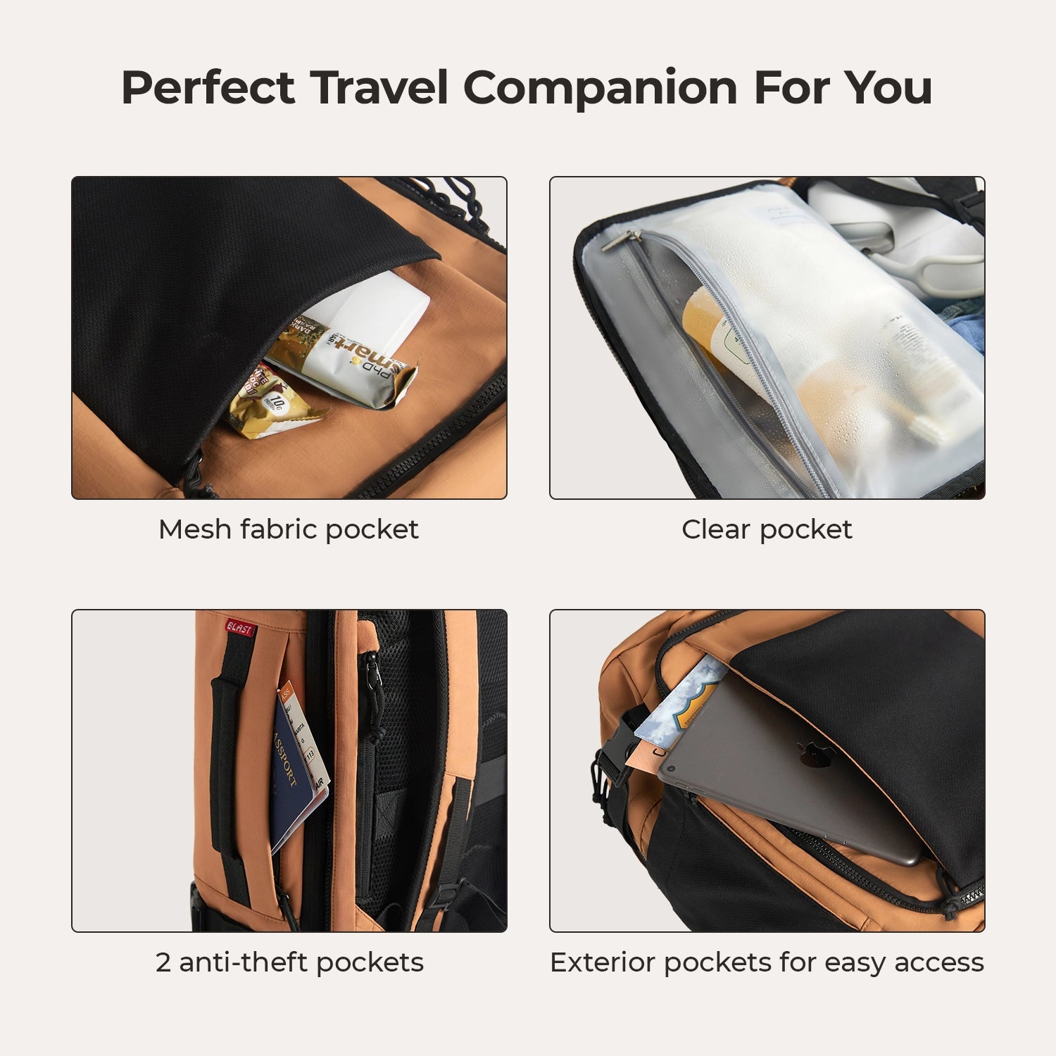 Blast Mesh Travel Backpack