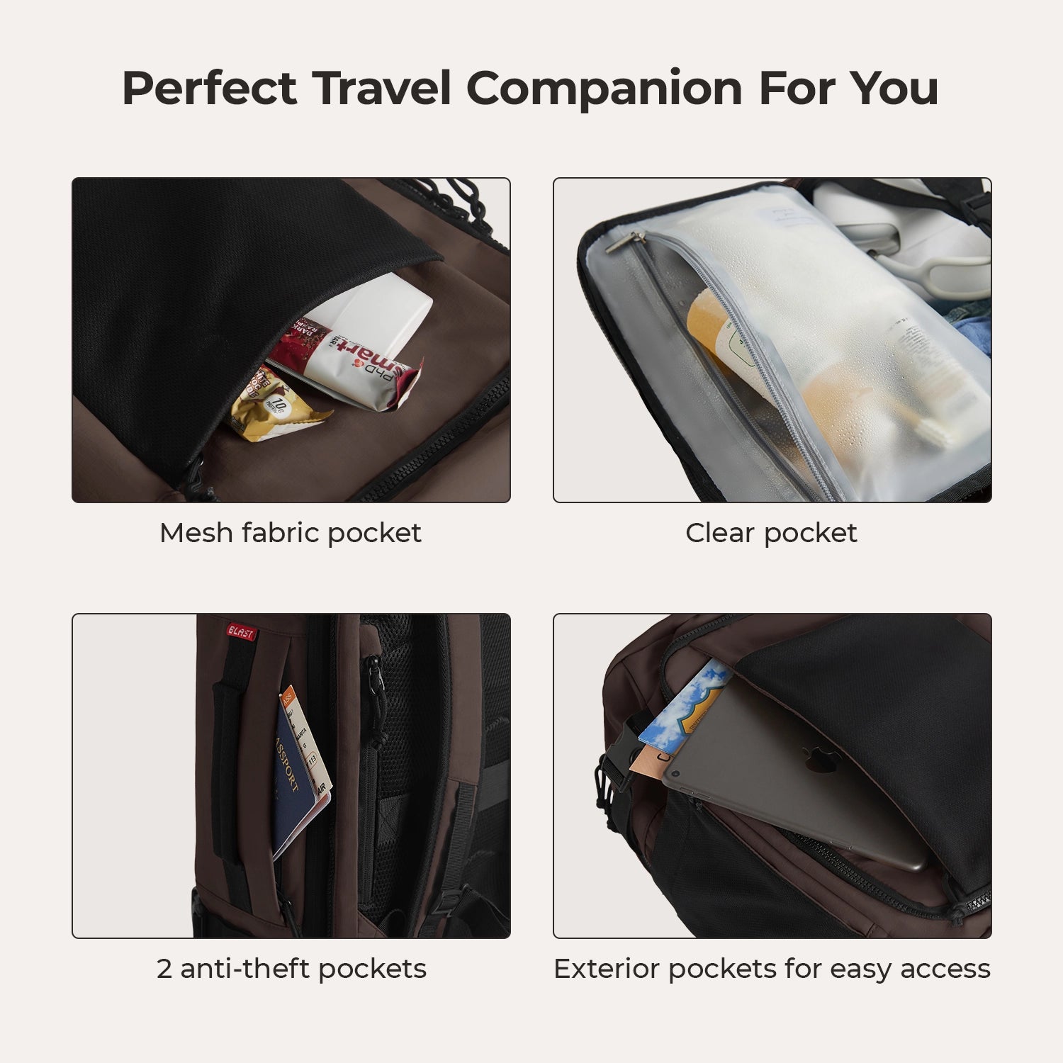 Blast Mesh Travel Backpack