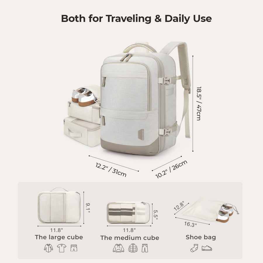 Falco 40L Expandable Airline Approved Carry On Backpack