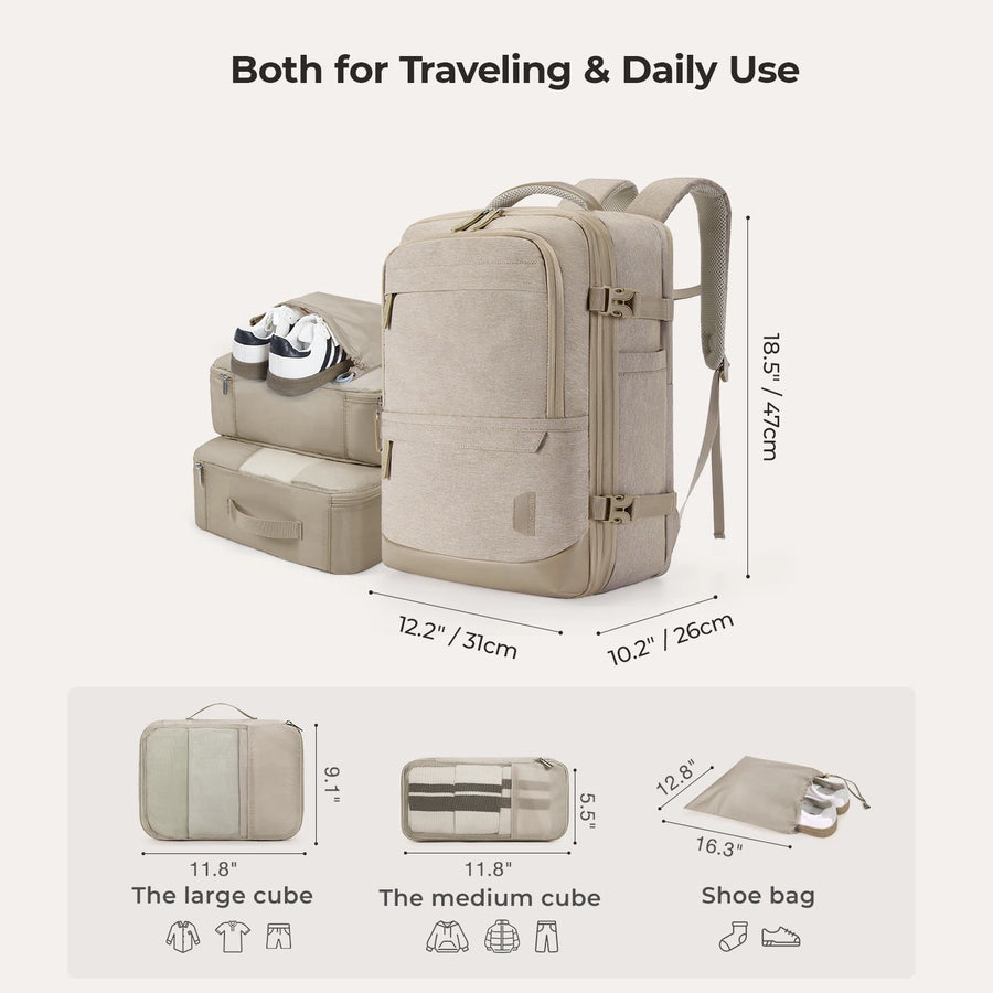 Falco 40L Expandable Airline Approved Carry On Backpack