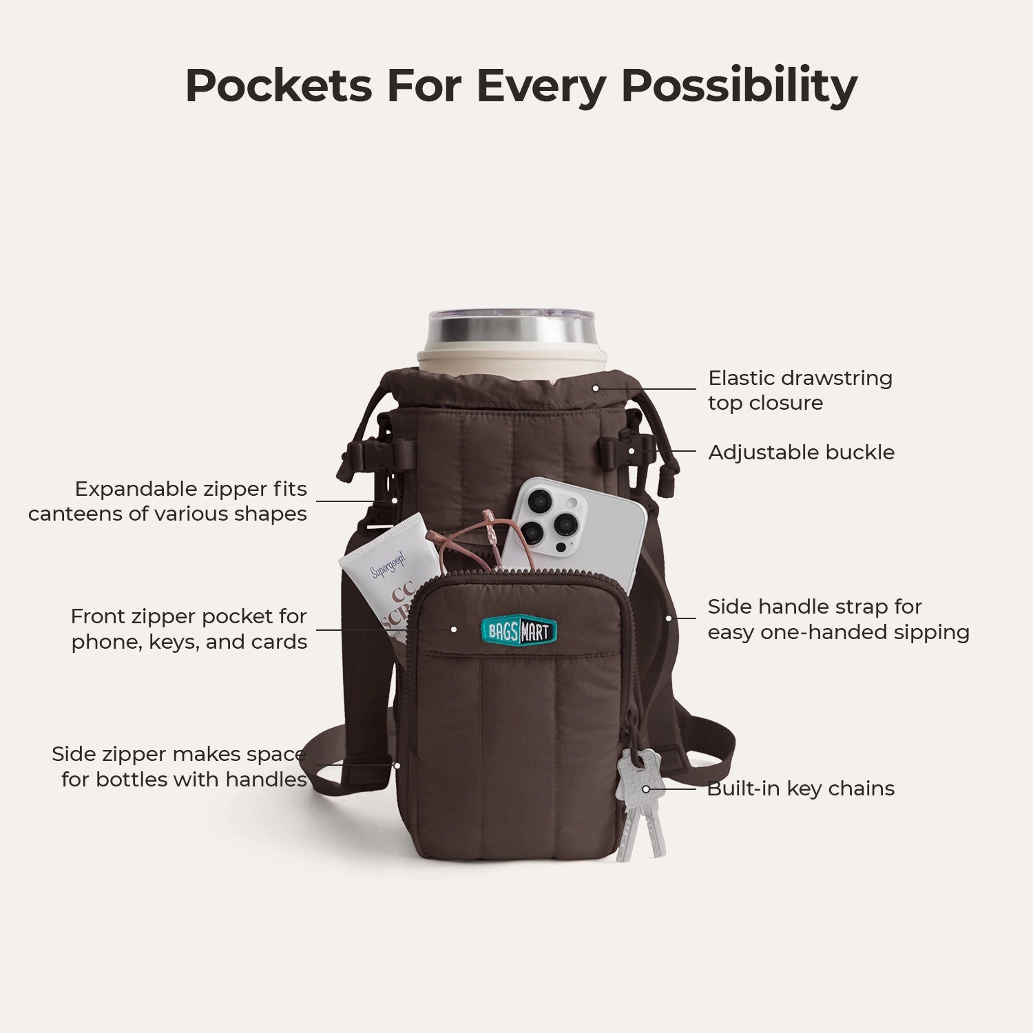 Paz Water Bottle Sling