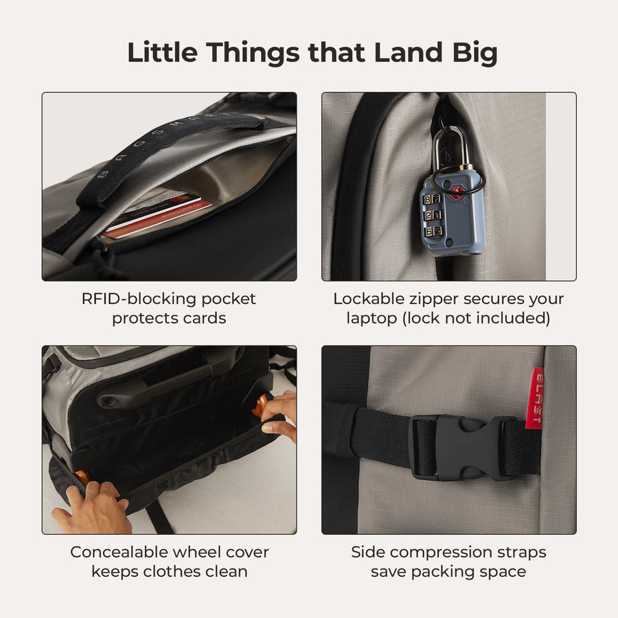 Blast 43L Roller Backpack