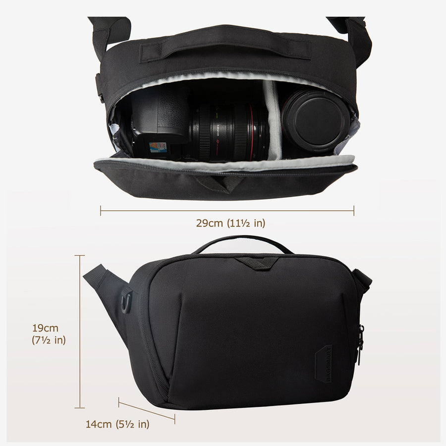 Sacca condotta con borsetta condotta per imbracatura della fotocamera SLR DSLR