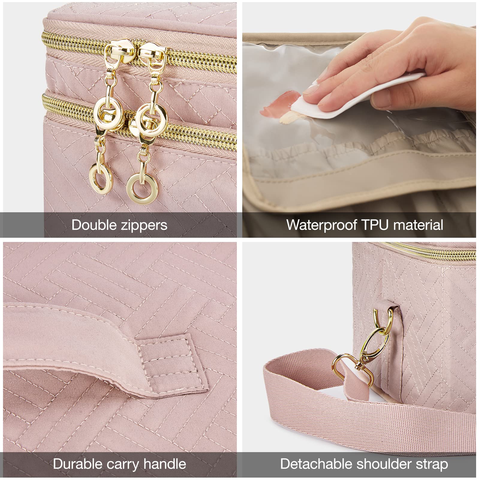 Double Layer Makeup Bag UK.BAGSMART